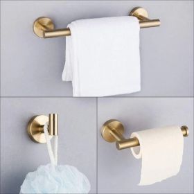 3 - Piece Bathroom Hardware Set (Option: Gold)